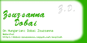 zsuzsanna dobai business card